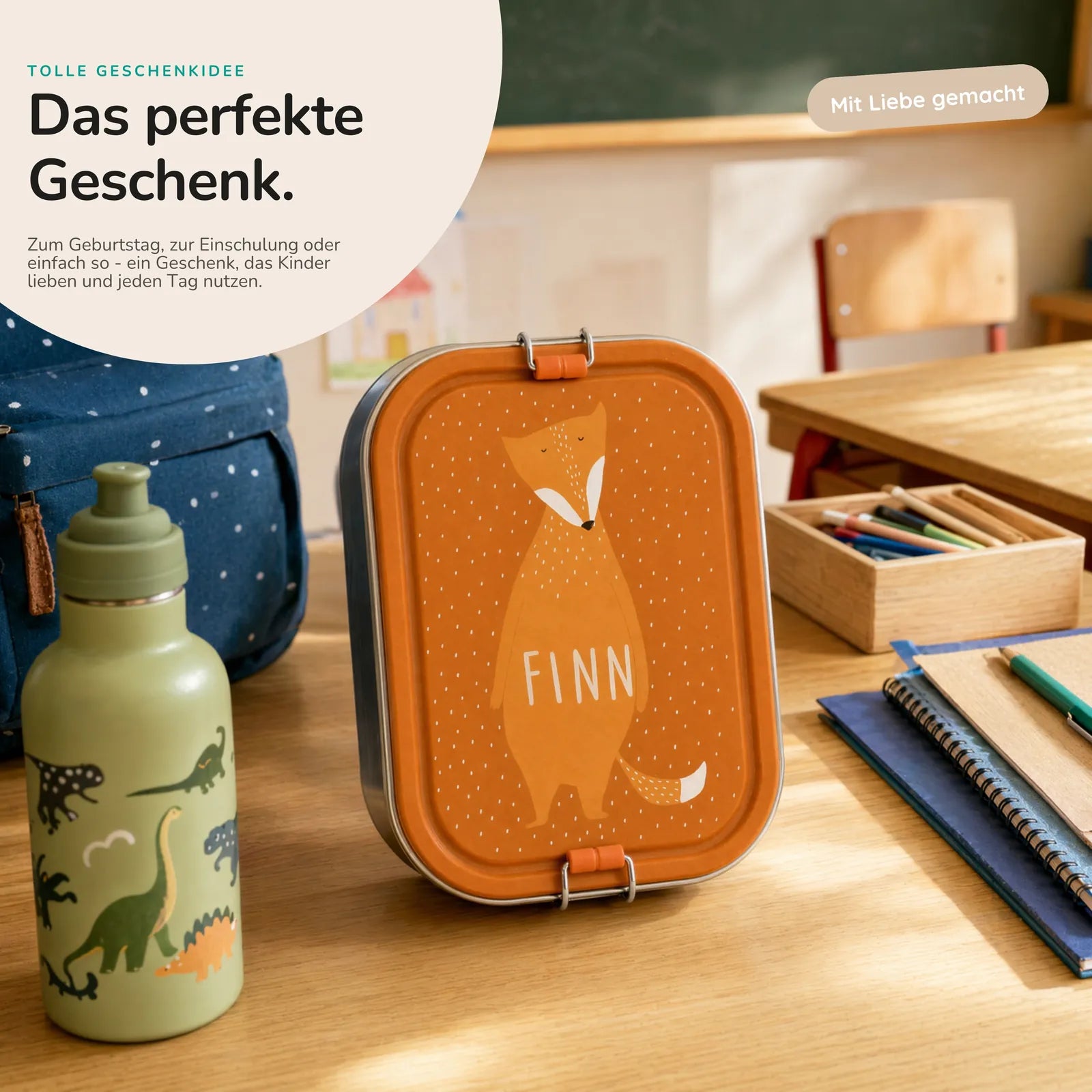 Trixie Brotdose Kinder Fuchs, ideal für den Kindergarten