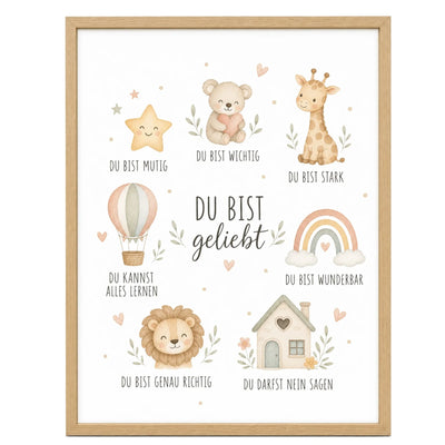 Collage Du bist geliebt