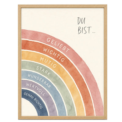 Regenbogen Du bist