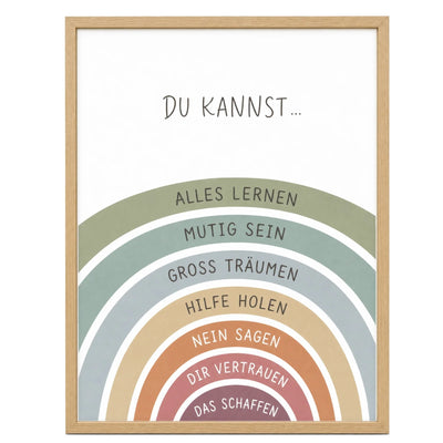 Regenbogen Du kannst
