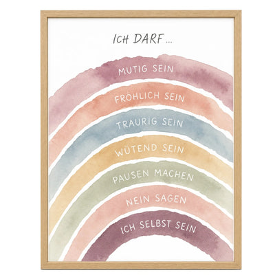 Regenbogen Ich darf