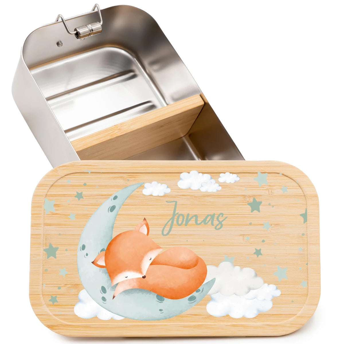 Brotdose Kinder personalisiert Baby Fuchs