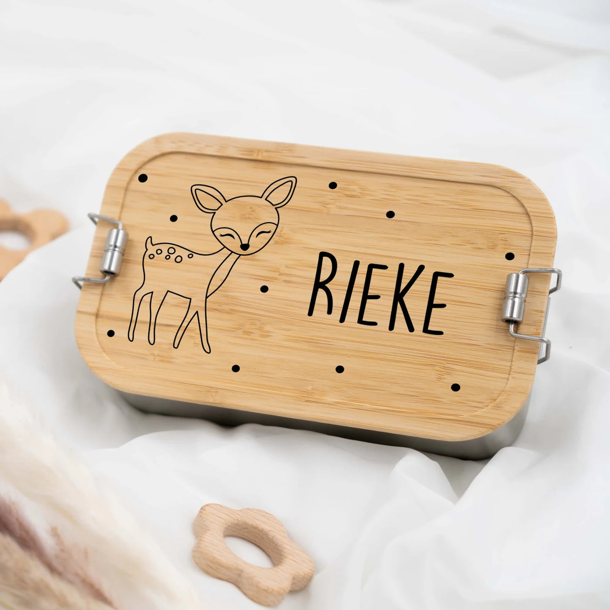 Brotdose Kinder personalisiert - Reh