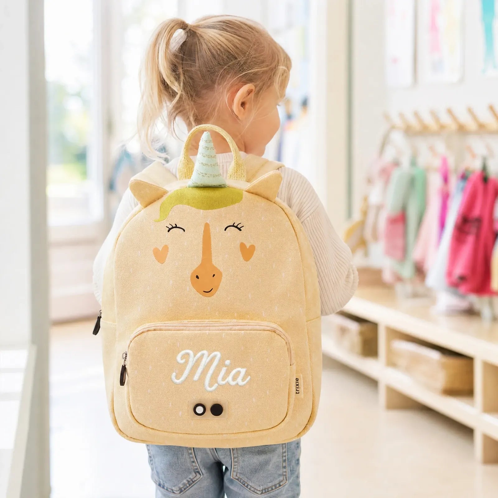 Trixie Kindergartenrucksack Einhorn, Klein 5,25 L, ab 2 Jahren
