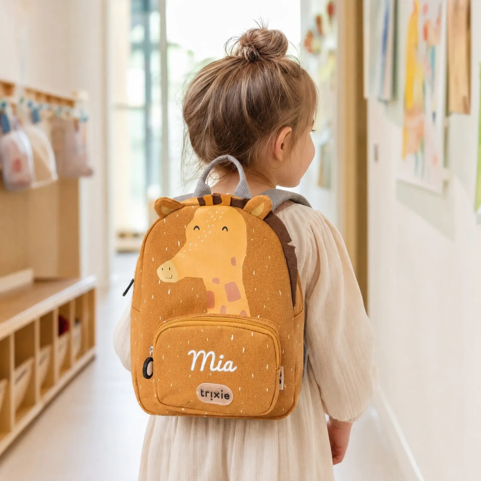 Trixie Kindergartenrucksack Giraffe, Klein 5,25 L, ab 2 Jahren