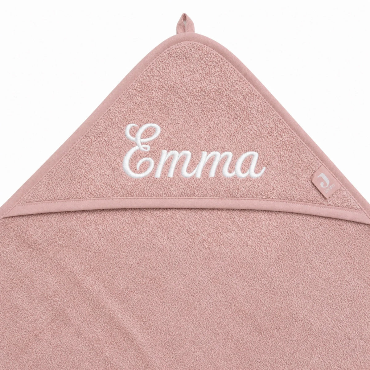 Kapuzenhandtuch Baby personalisiert – Rosé