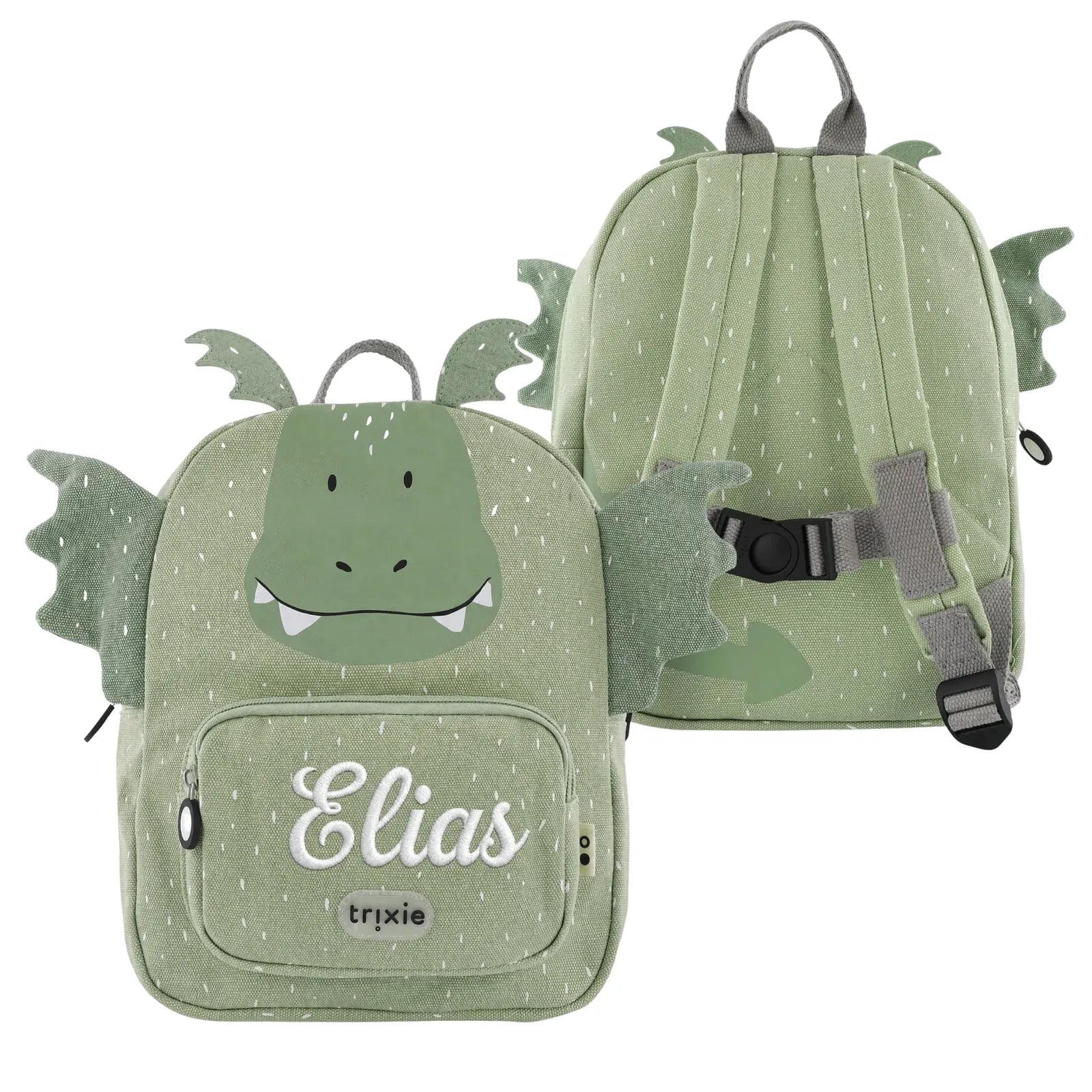 Trixie Kindergartenrucksack Drache, personalisiert mit Namen aufgestickt