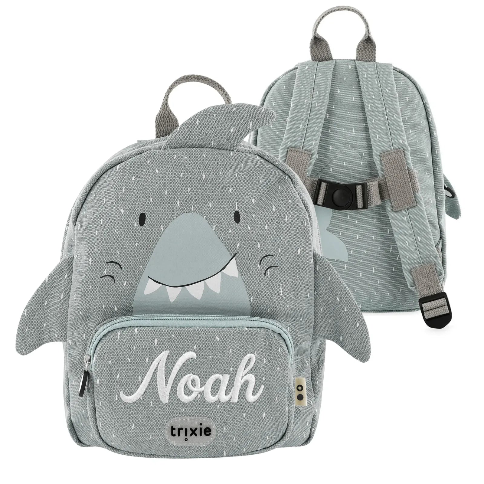 Trixie Kindergartenrucksack Hai, personalisiert mit Namen aufgestickt