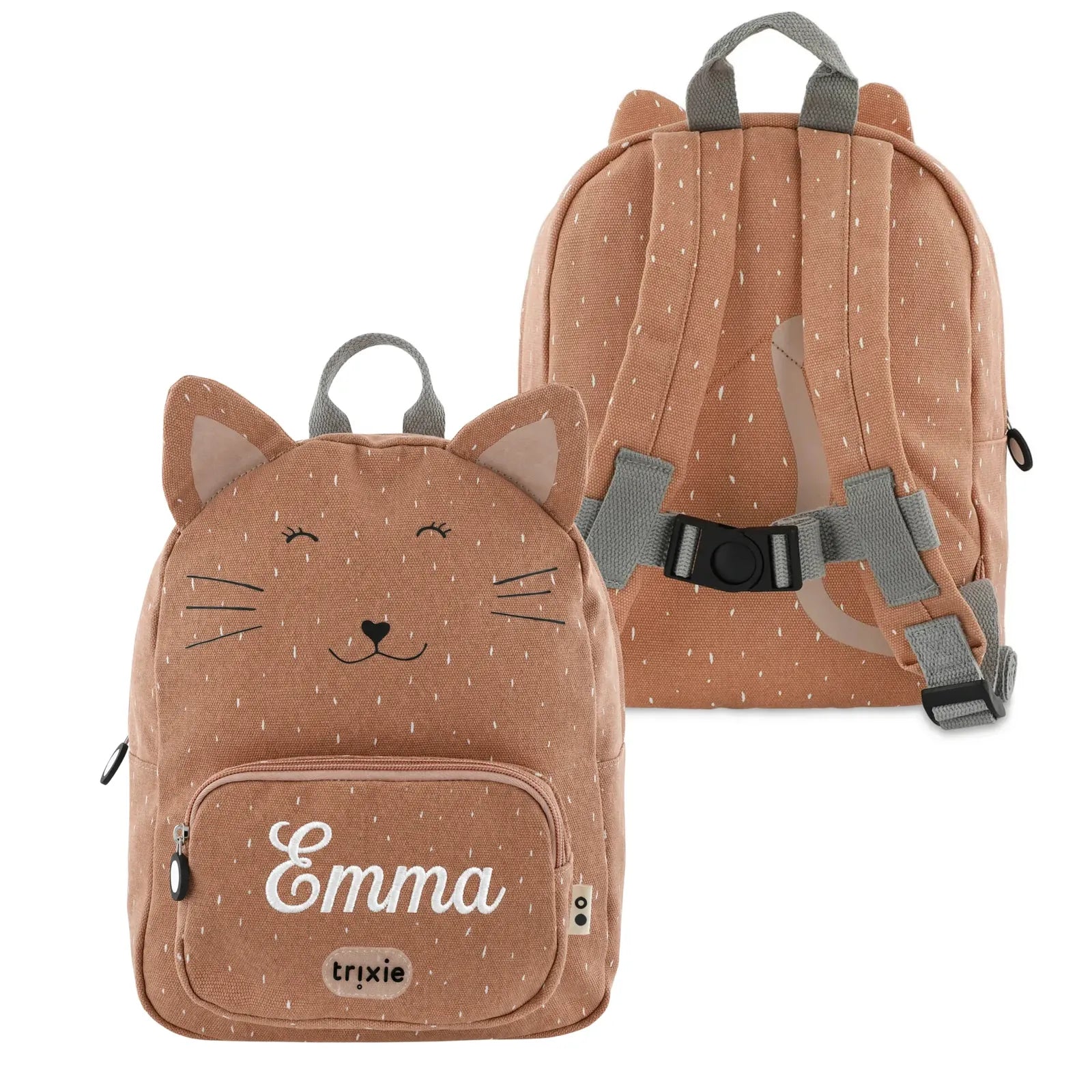 Trixie Kindergartenrucksack Katze, personalisiert mit Namen aufgestickt