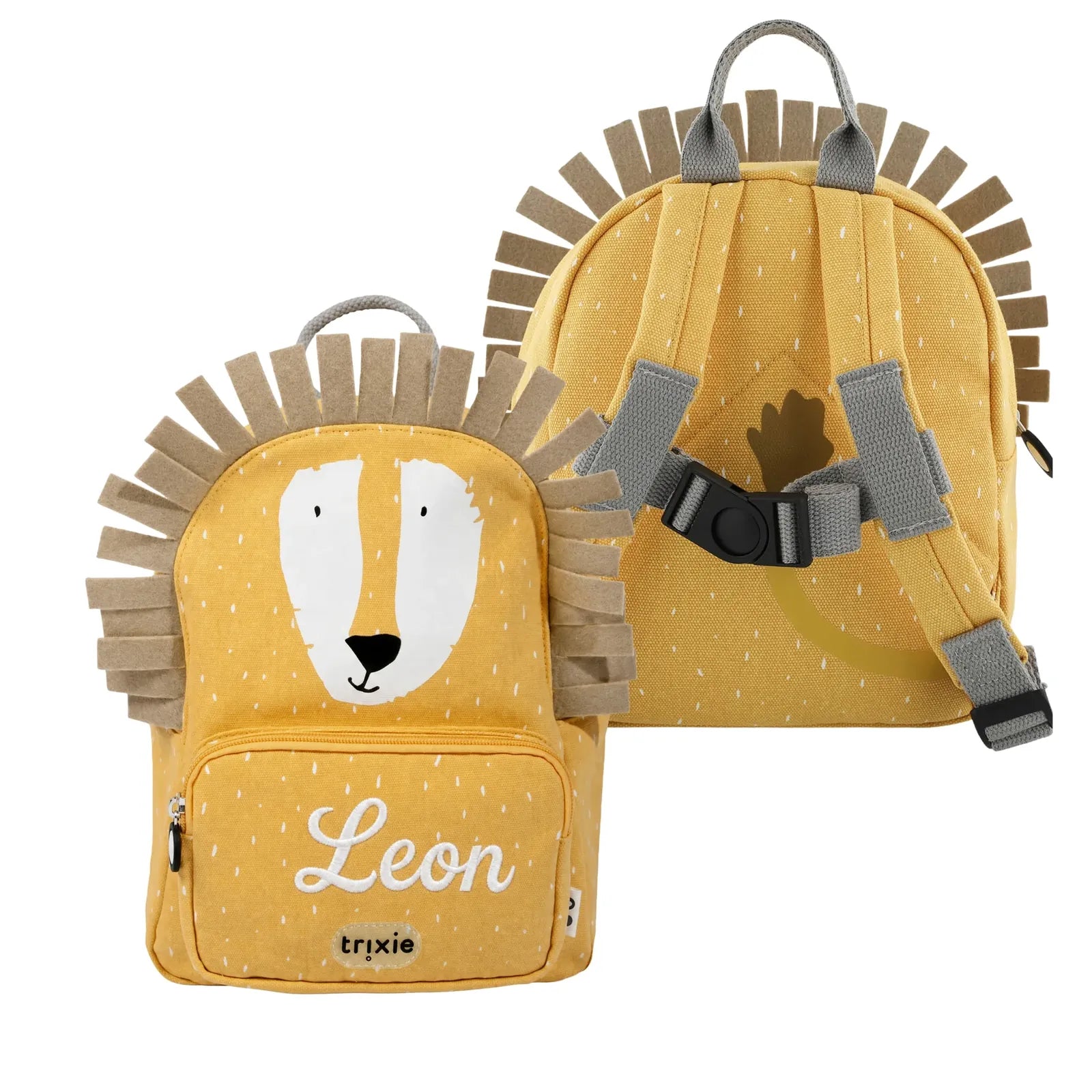 Trixie Kindergartenrucksack Löwe, personalisiert mit Namen aufgestickt