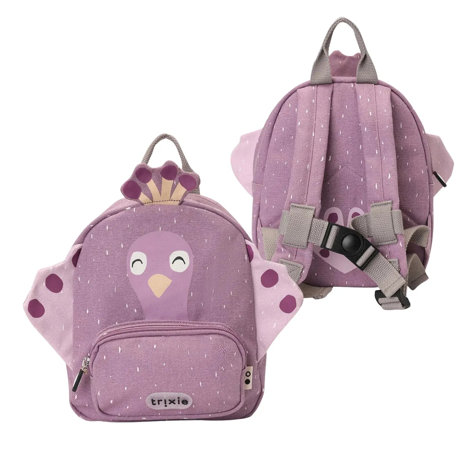 Trixie Kindergartenrucksack Pfau, personalisiert mit Namen aufgestickt