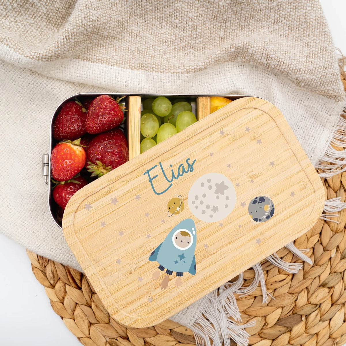 Brotdose personalisiert Weltall