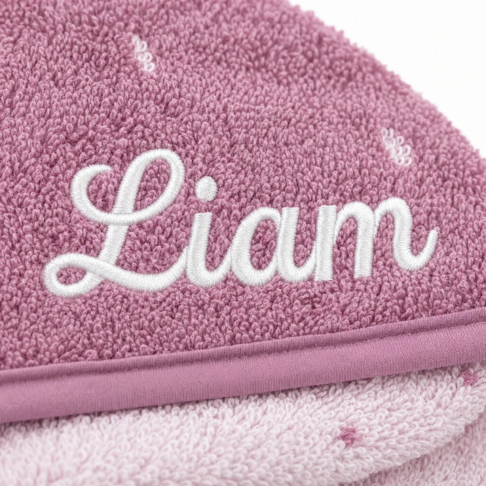 Trixie Kapuzenhandtuch Baby Pfau, personalisiert mit Namen aufgestickt