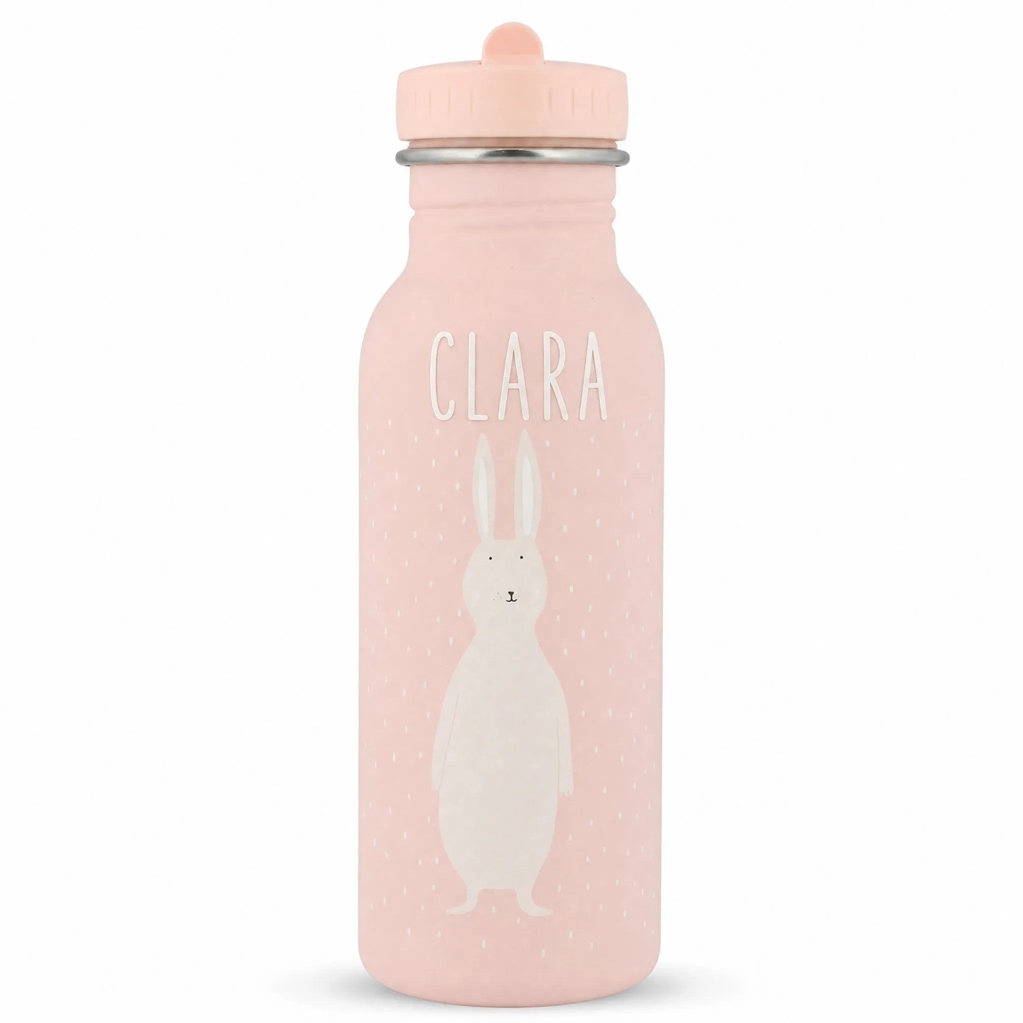 Trixie Trinkflasche Kinder Hase, Tiermotiv-Detail mit Wunschname