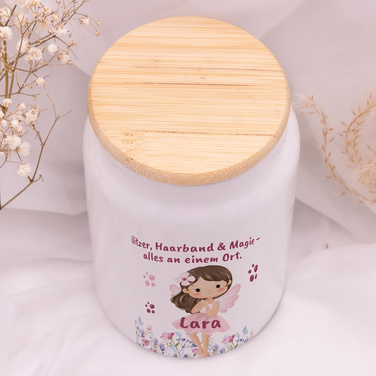 Personalisierbare Keksdose mit Name - Zauberfee
