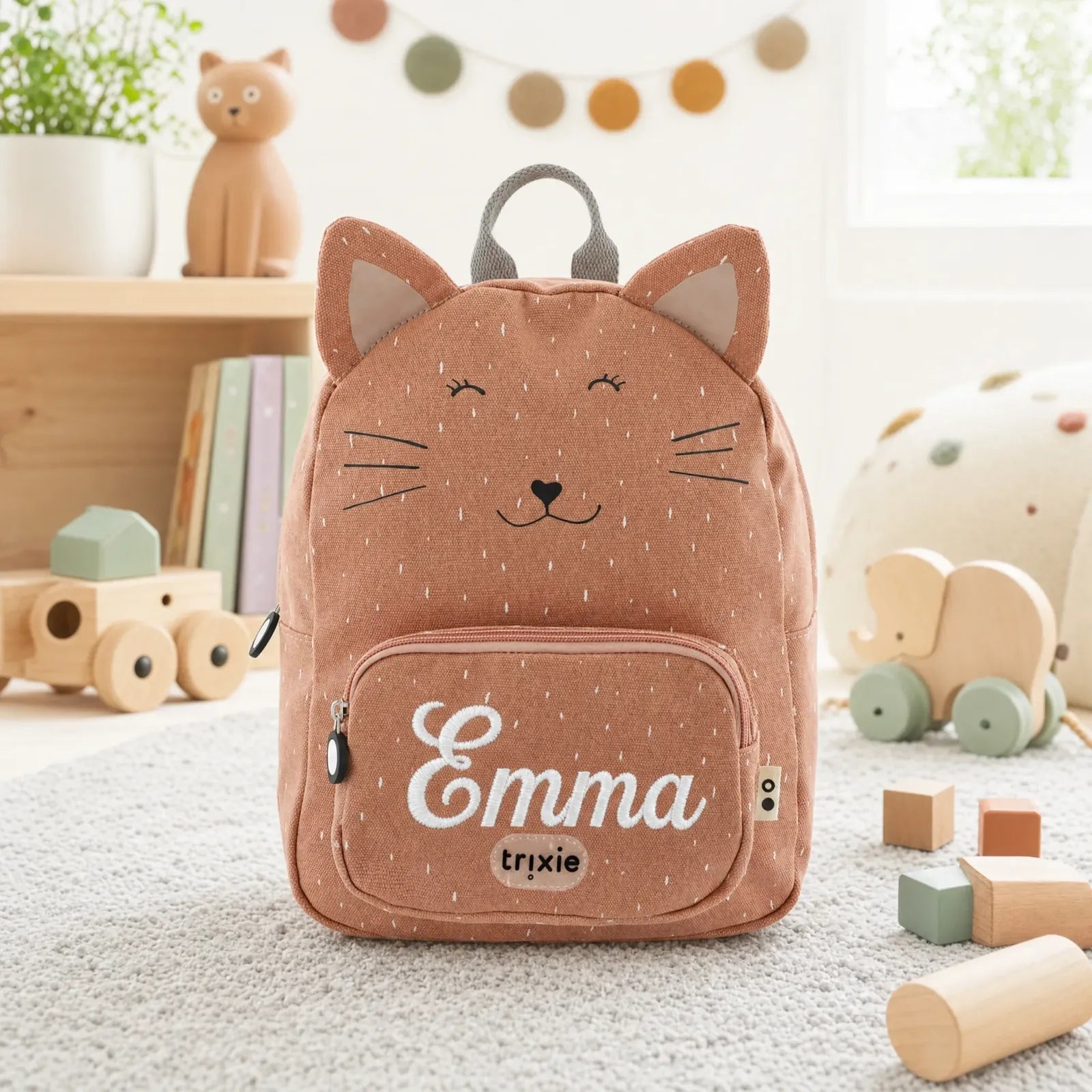 Trixie Kindergartenrucksack Katze, Groß 7,5 L, ab 3 Jahren