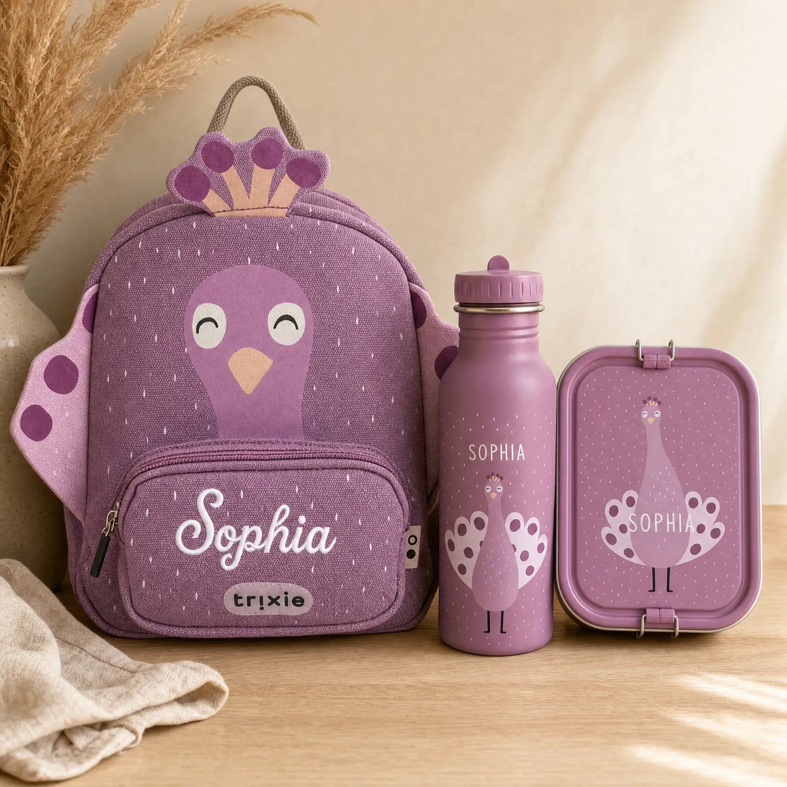 Trixie Kindergarten Set Pfau, Geschenkidee zur Einschulung