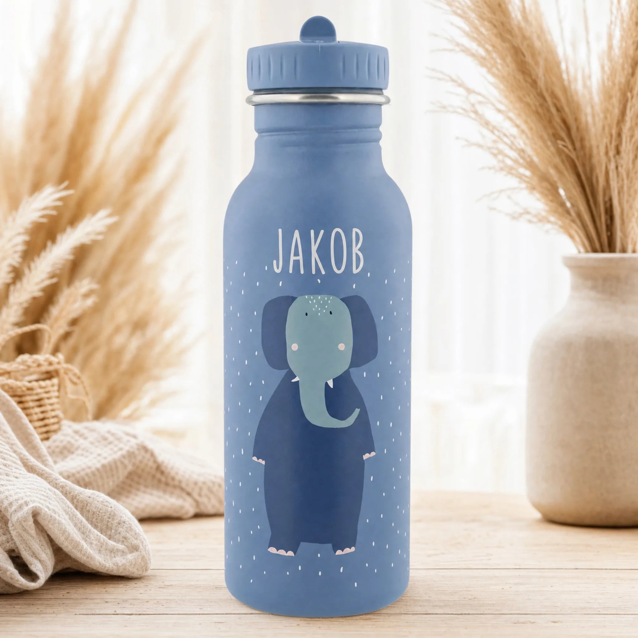 Trixie Trinkflasche Kinder Elefant, auslaufsicher in 350 und 500 ml