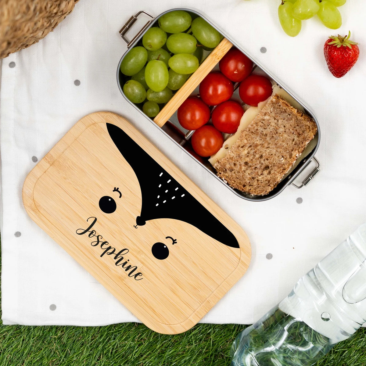 Brotdose personalisiert Fuchsgesicht