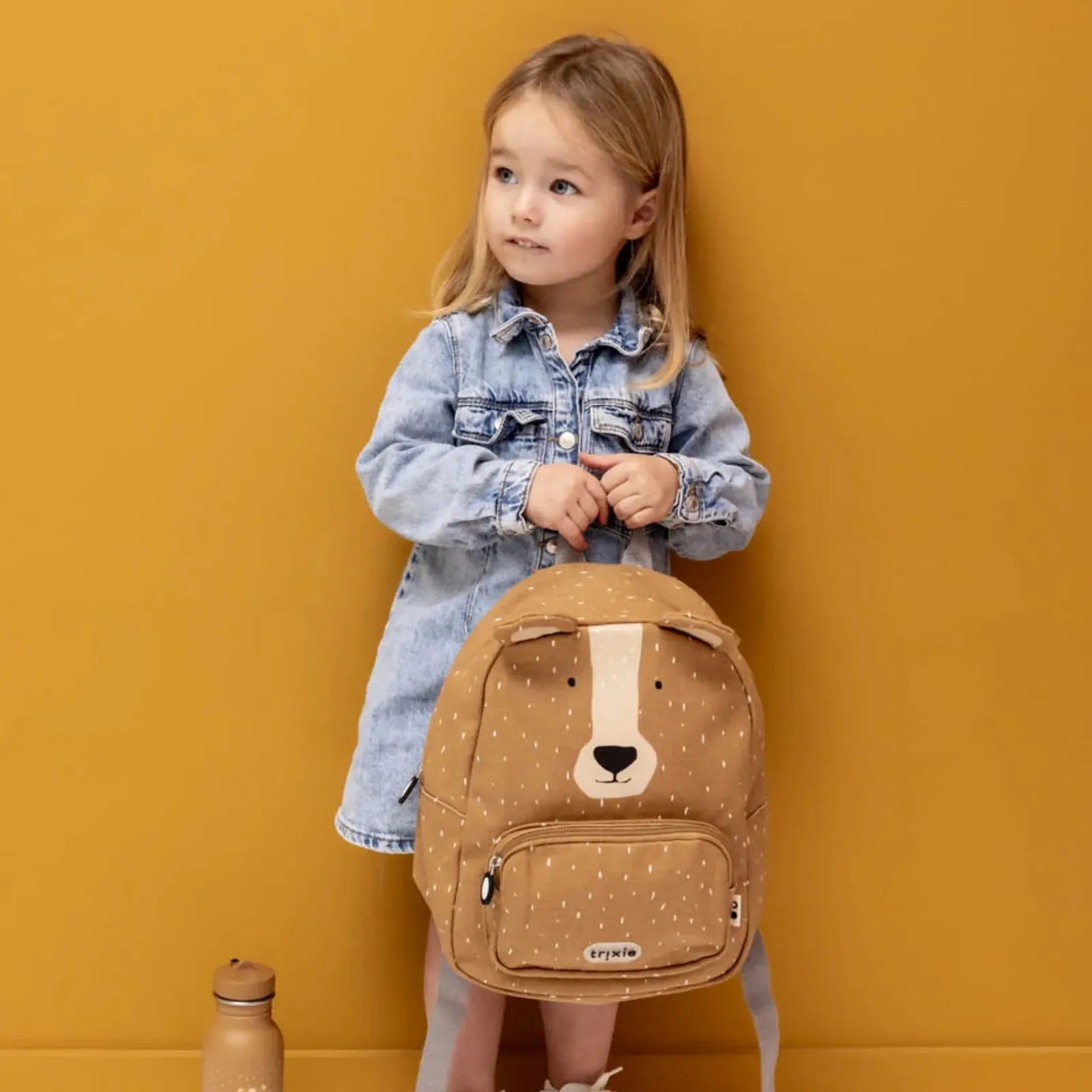 Trixie Kindergartenrucksack Bär, Baumwoll-Außenseite mit Wunschname