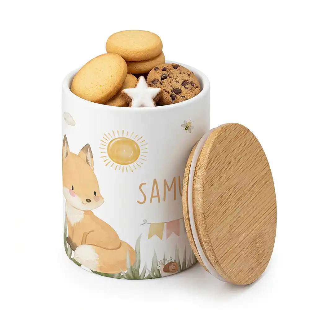 Keksdose, Zahnbürstenhalter, Stiftehalter - Fuchs Sommer 2-in-1