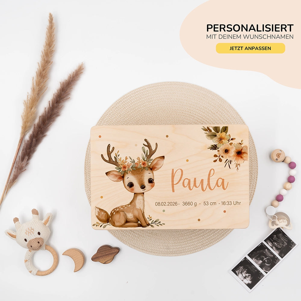 Erinnerungsbox Baby - Baby Reh