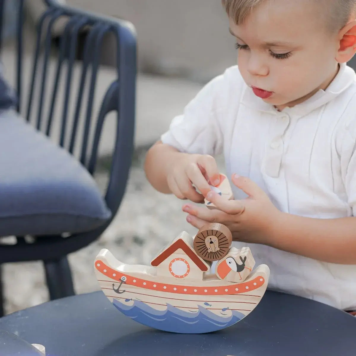Jollein Arche Noah Balancespiel personalisiert mit Namen