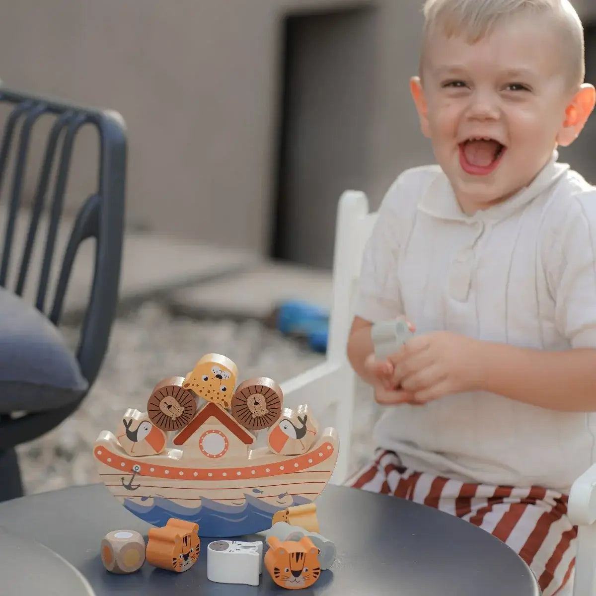 Jollein Arche Noah Balancespiel personalisiert mit Namen