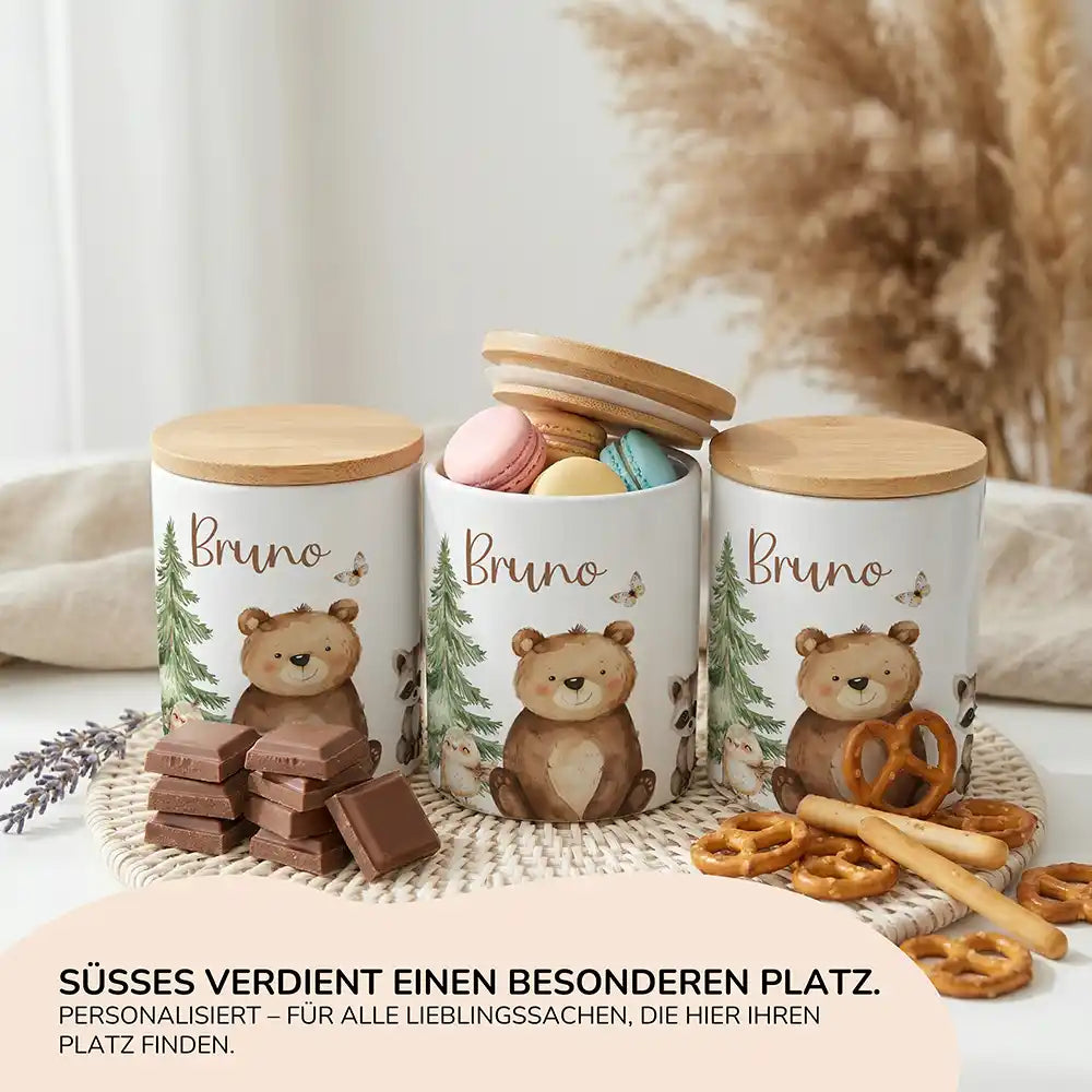 Personalisierte Keksdose Bär & Waschbär - Ansicht 15