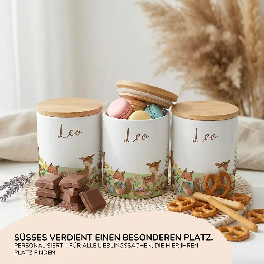 Personalisierte Keksdose Ostern Frühlingswiese - Ansicht 15