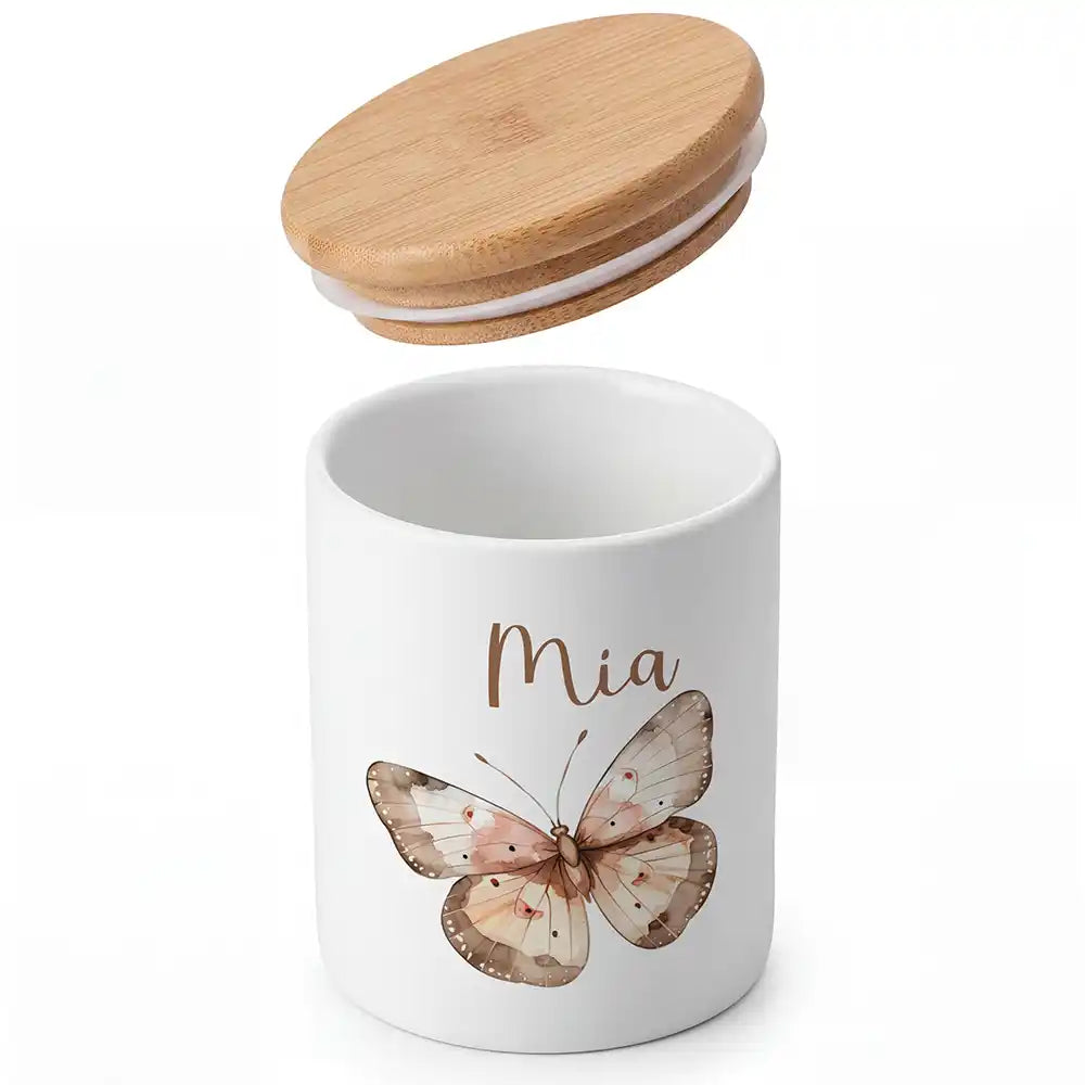 Personalisierte Keksdose Schmetterling - Detailansicht Motiv