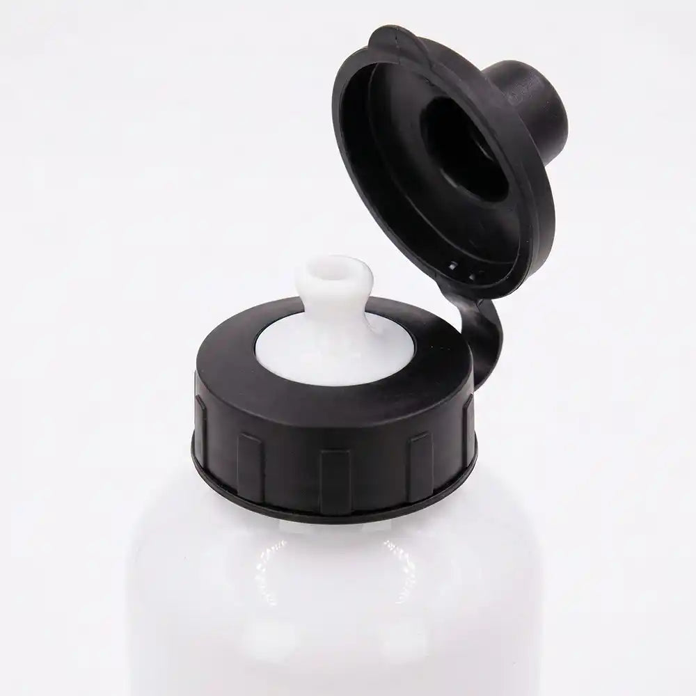 Personalisierte Trinkflasche Kinder Waldfreunde – beide Verschlüsse mit Karabiner